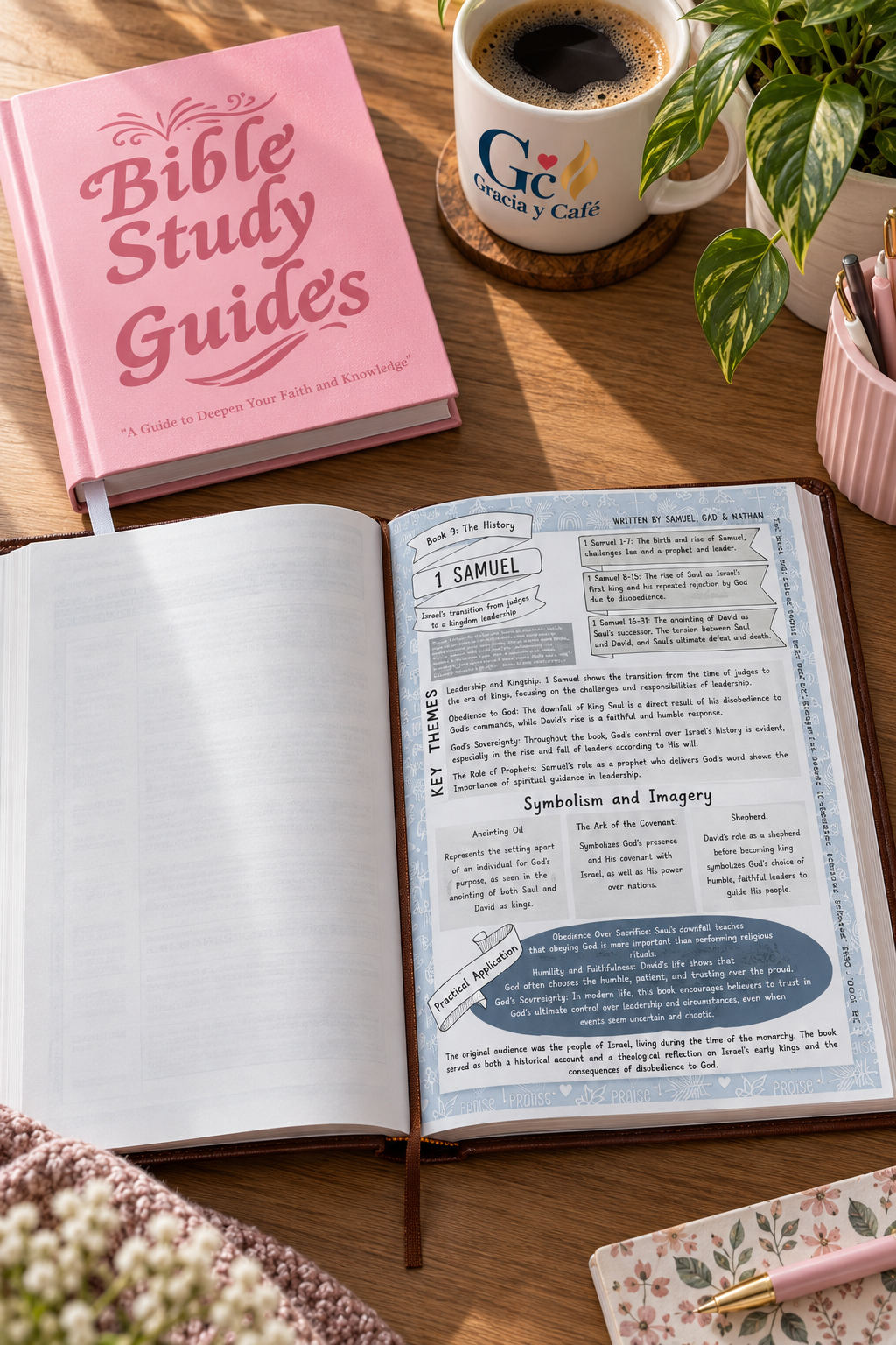 Bible Study Guide – A Guide to Deepen Your Faith and Knowledge Pink