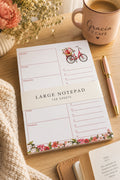 Floral Weekly Note Pad