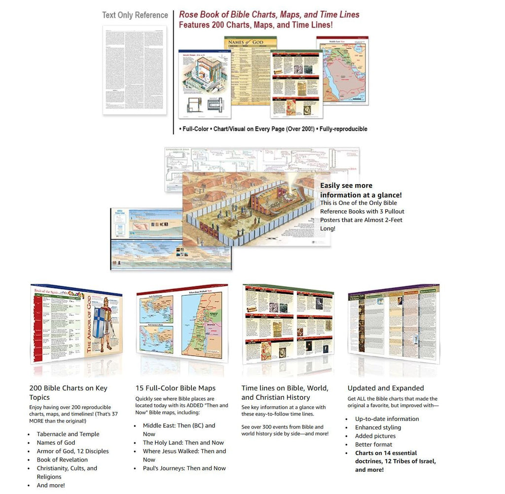 Rose Book of Bible Charts, Maps & Timelines