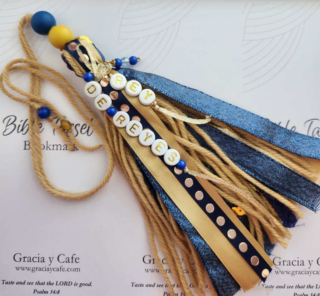 Tassel para Biblia o Libro Rey de Reyes | Separador de Biblia Hecho a Mano